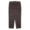 CALVIN KLEIN JEANS Mens Relaxed Brown Cotton Blend Trousers W37 L33 Casual Fit