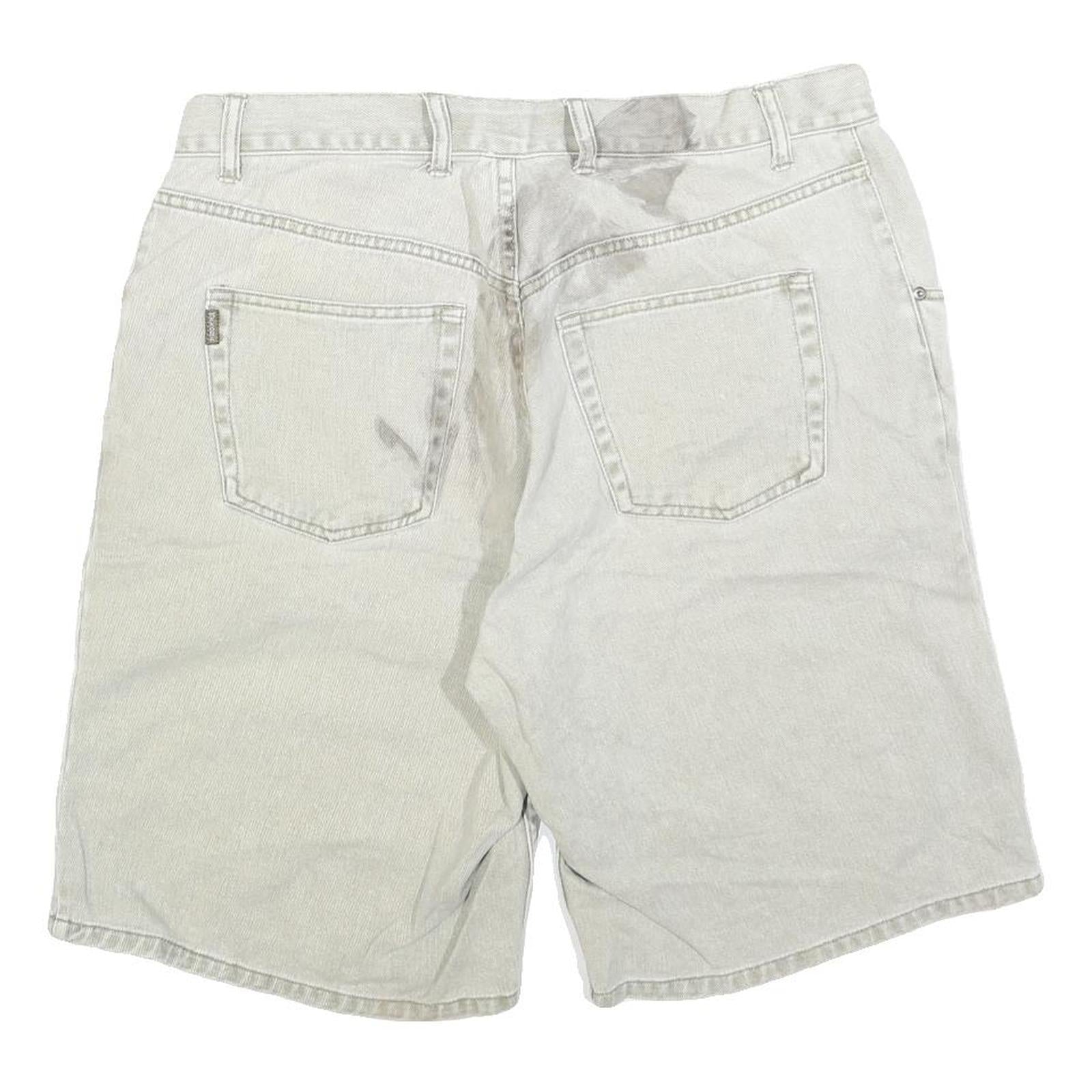 MERONA Mens Shorts Beige Casual Plain L W35 Cotton Blend