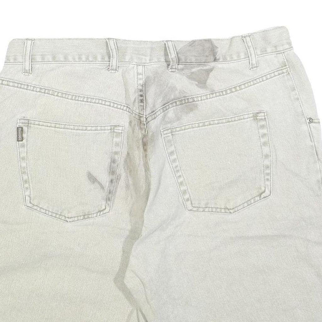 MERONA Mens Shorts Beige Casual Plain L W35 Cotton Blend