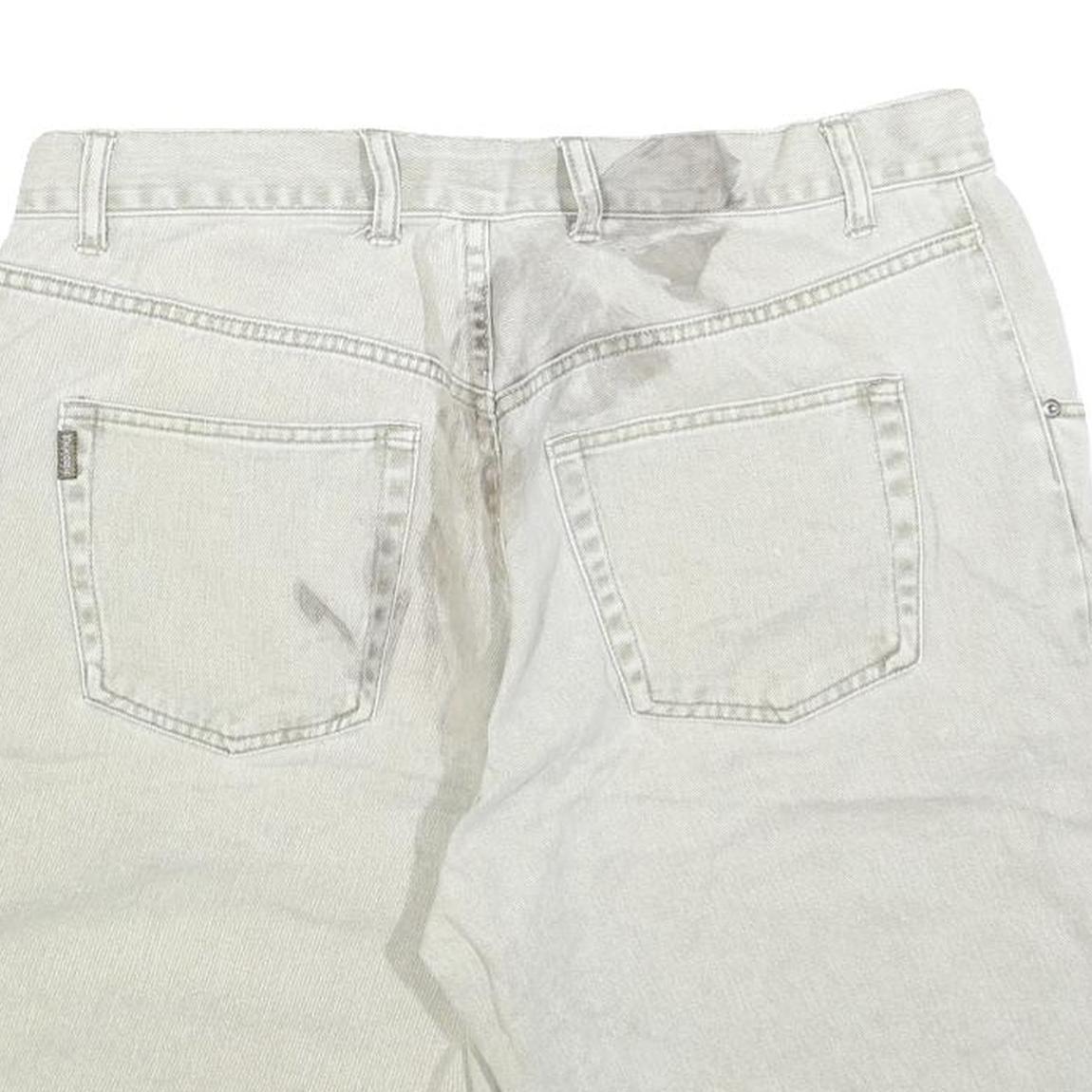 MERONA Mens Shorts Beige Casual Plain L W35 Cotton Blend