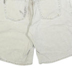 MERONA Mens Shorts Beige Casual Plain L W35 Cotton Blend