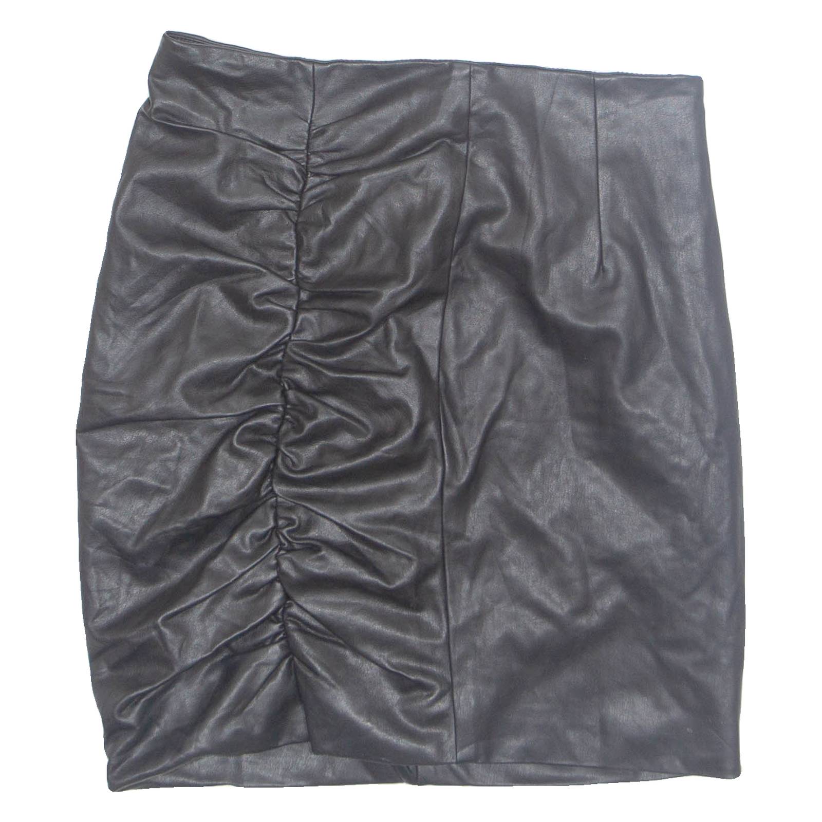GUESS Womens Straight Skirt Black Short UK 6