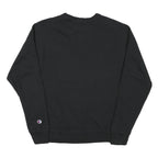 CHAMPION Mens Black Crew Neck S Cotton Blend Pullover Sweatshirt