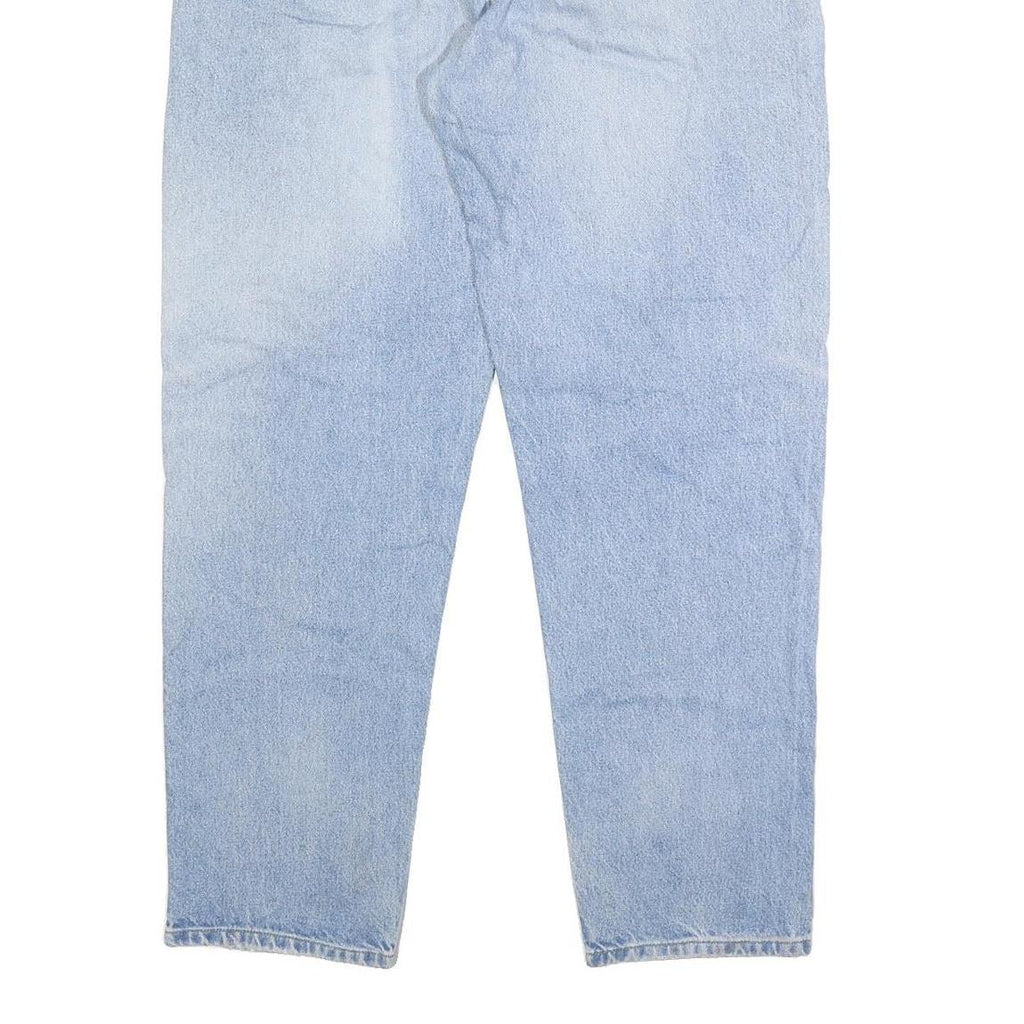 CARHARTT Mens Jeans Blue Relaxed Straight Denim Light W39 L34 Casual Workwear