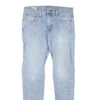 LEVI'S 512 Tapered Womens Jeans Blue Cotton Denim Light W32 L34 Regular Fit Zip