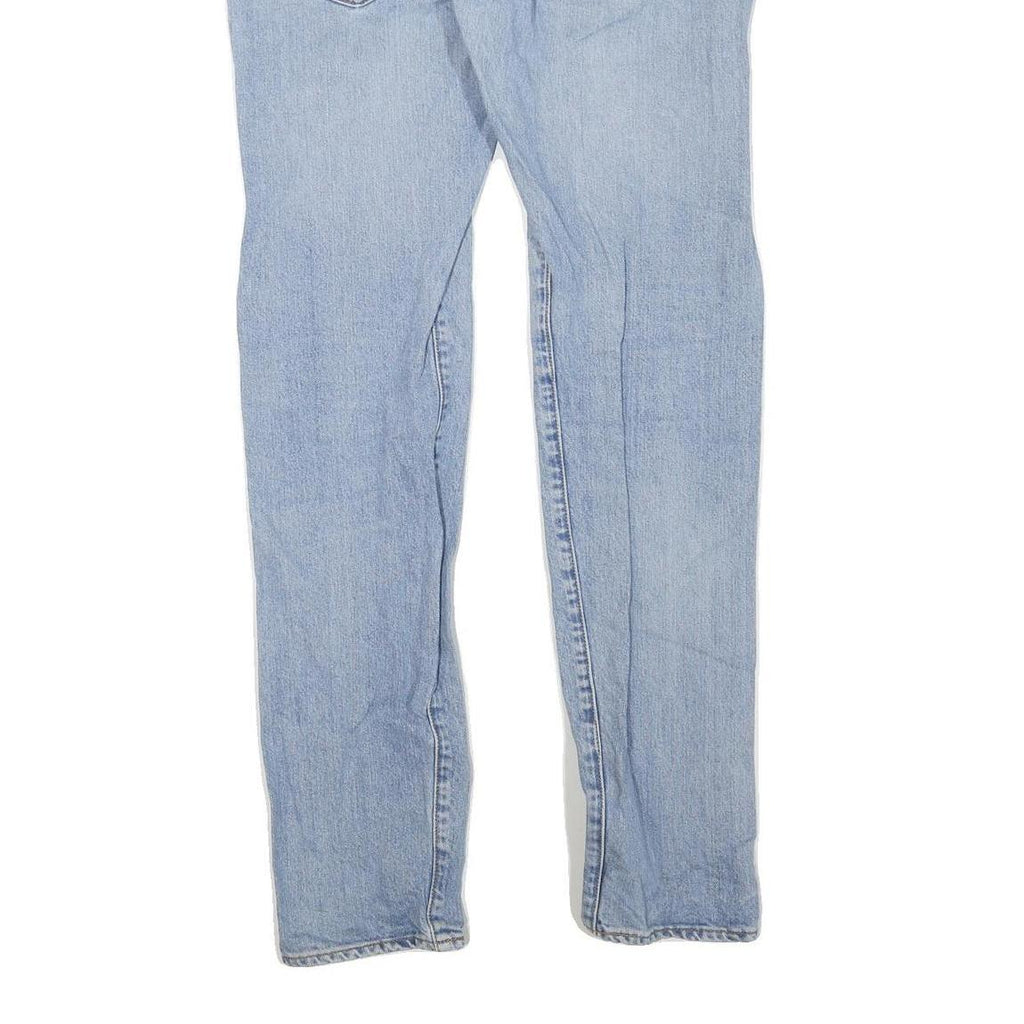 LEVI'S 512 Tapered Womens Jeans Blue Cotton Denim Light W32 L34 Regular Fit Zip