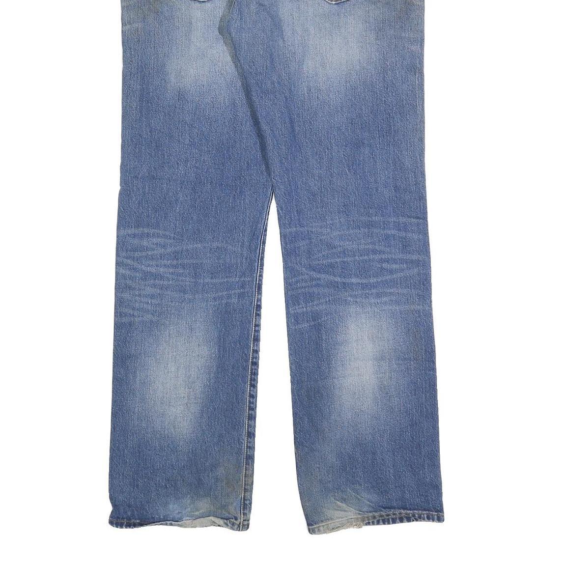 LEVI'S 501 Mens Jeans Blue Regular Straight Denim Light W36 L34 Classic Button