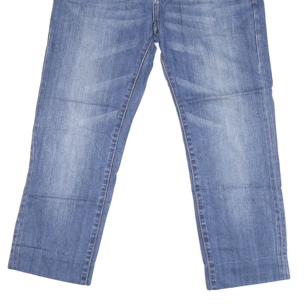 LEVI'S 501 Mens Jeans Blue Regular Straight Denim Medium W32 L33 Classic Button