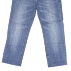 LEVI'S 501 Mens Jeans Blue Regular Straight Denim Medium W32 L33 Classic Button