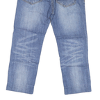 LEVI'S 501 Mens Jeans Blue Regular Straight Denim Medium W32 L33 Classic Button