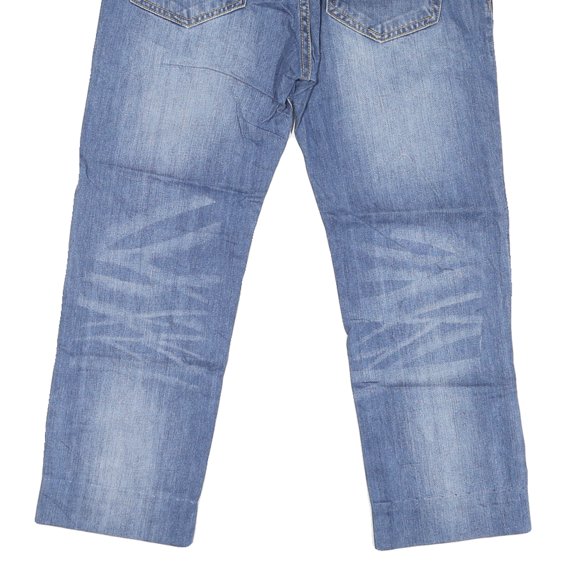 LEVI'S 501 Mens Jeans Blue Regular Straight Denim Medium W32 L33 Classic Button