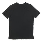 GUESS Mens Black S Logo Print T-Shirt Short Sleeve Crew Neck Casual Cotton Blend