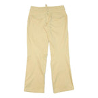 NIKE Womens Beige Polyester Blend Drawstring Waist Relaxed Fit Straight Leg