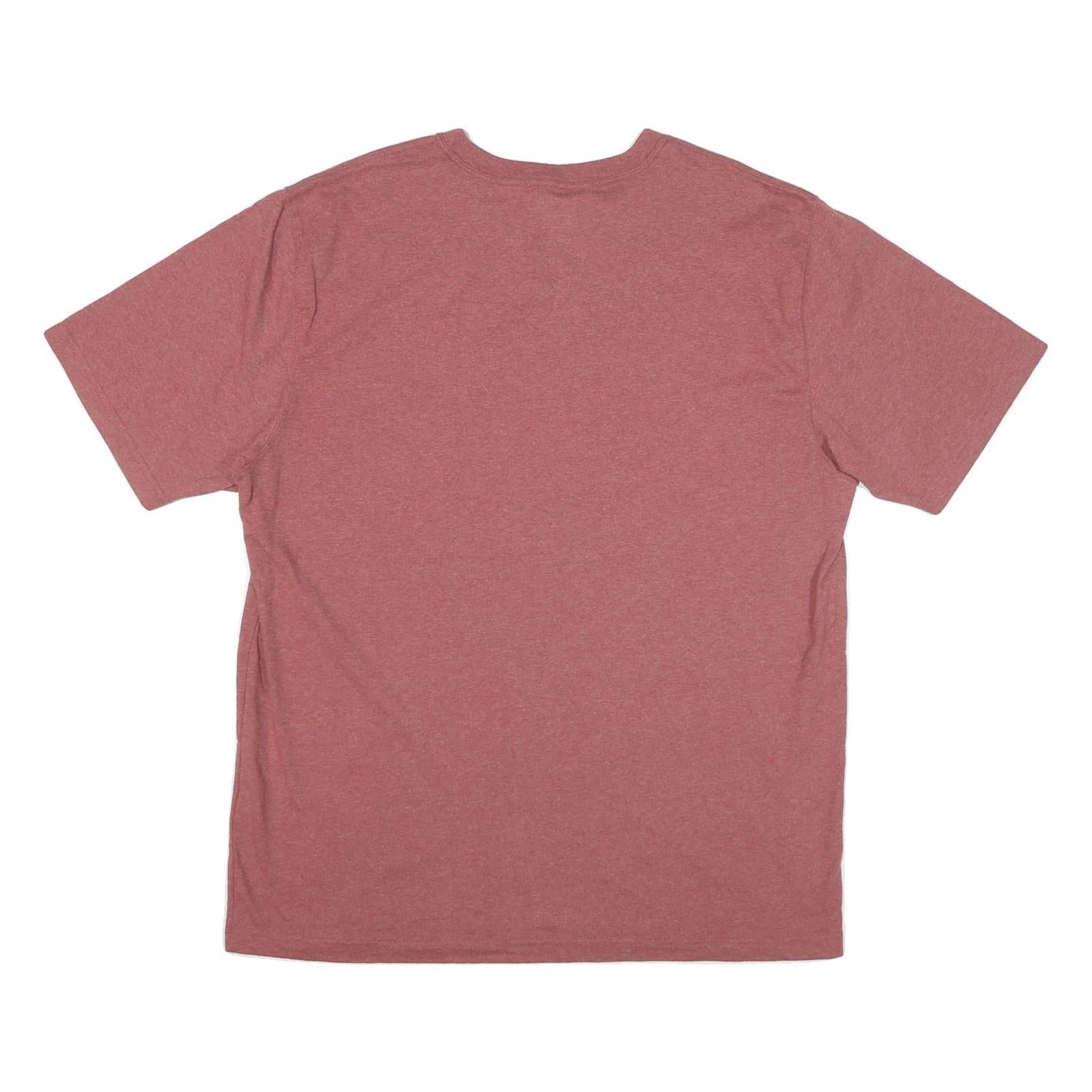 CARHARTT Mens Rust & Blue Logo Graphic T-Shirt XL Short Sleeve Crew Neck