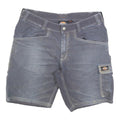 DICKIES Mens Shorts Blue Casual Cargo Cotton Blend L W34 Workwear