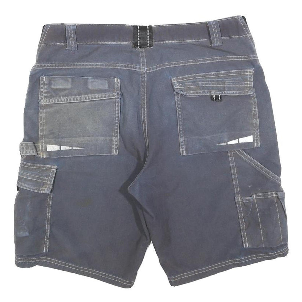 DICKIES Mens Shorts Blue Casual Cargo Cotton Blend L W34 Workwear