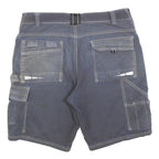DICKIES Mens Shorts Blue Casual Cargo Cotton Blend L W34 Workwear