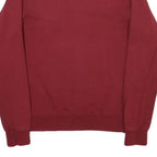 ENGELBERT STRAUSS Womens Red Cotton Blend Crew Neck Sweatshirt S Comfortable