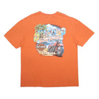 HARLEY DAVIDSON Mens Orange Orlando Florida Graphic T-Shirt XL Short Sleeve Crew