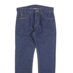 LEVI'S Womens Jeans Blue Regular Straight Denim Raw W30 L28 Classic Fit Zip