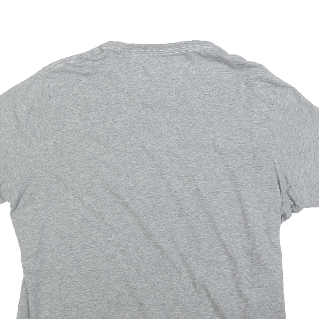 PUMA Mens Grey Athletic T-Shirt M Short Sleeve Round Neck Sports Casual