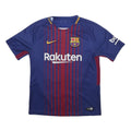 NIKE Mens Blue & Maroon FC Barcelona Football Shirt M Short Sleeve Crew Neck