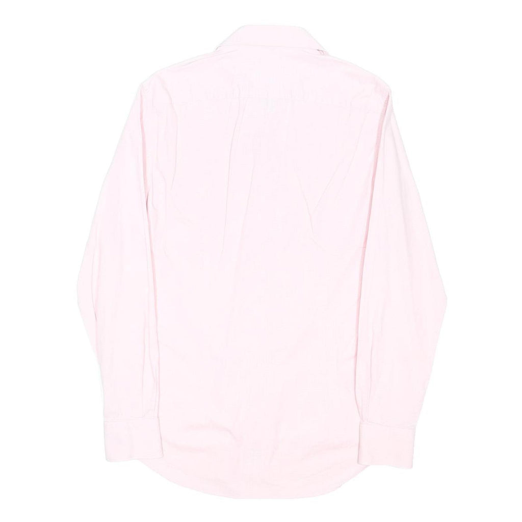 TOMMY HILFIGER Mens Pink Shirt M Cotton Blend Classic Fit Casual Button-Down
