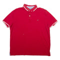 TOMMY HILFIGER Mens Polo Shirt Red L