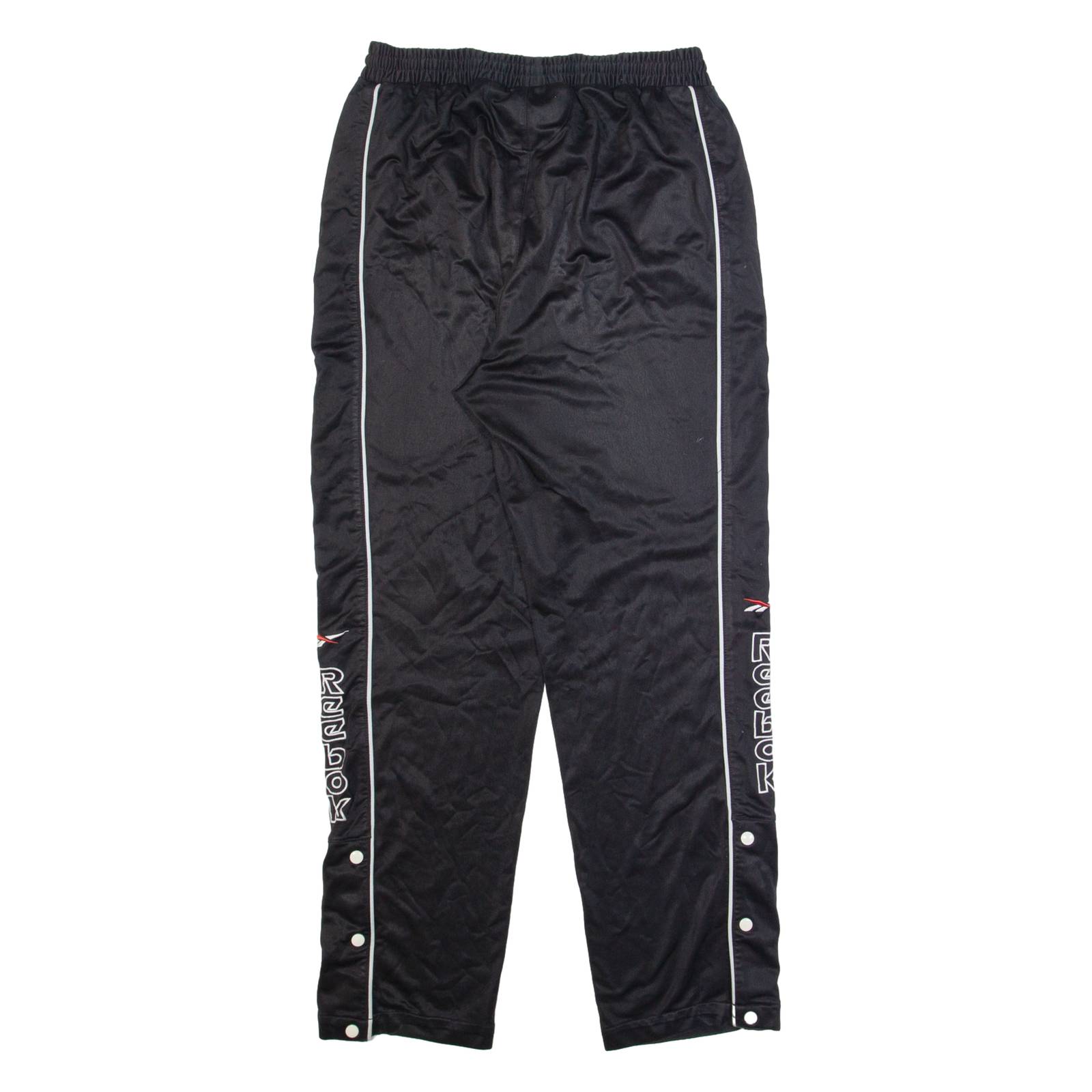 REEBOK Mens Sweatpants Black Straight S W28 L28