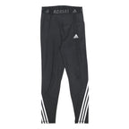 ADIDAS Womens Leggings Black & White Regular Tapered M W25 L25 Athletic