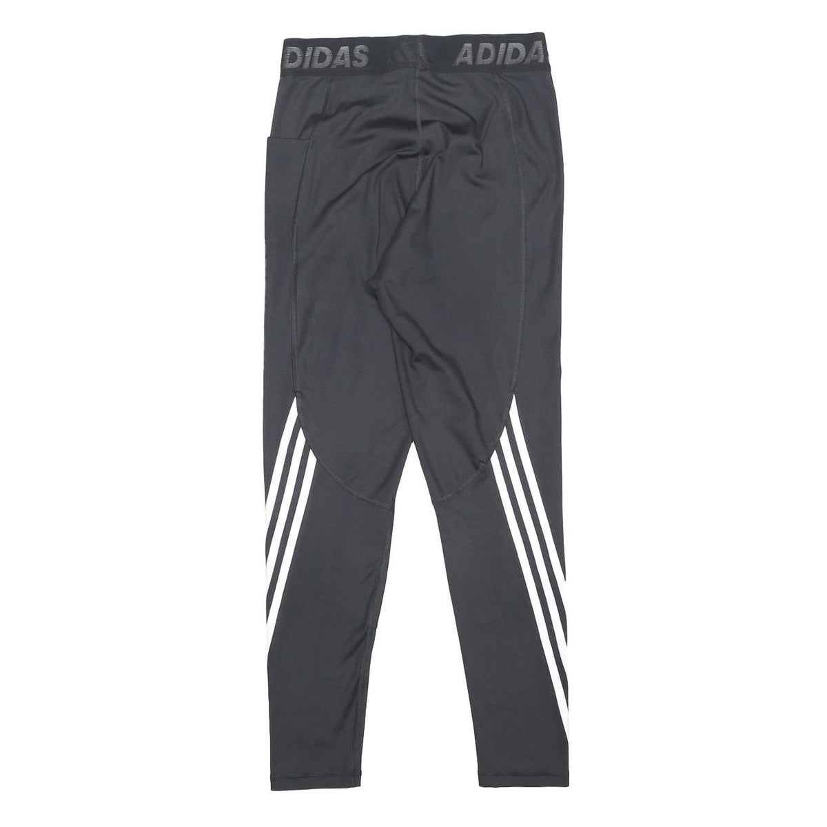 ADIDAS Womens Leggings Black & White Regular Tapered M W25 L25 Athletic
