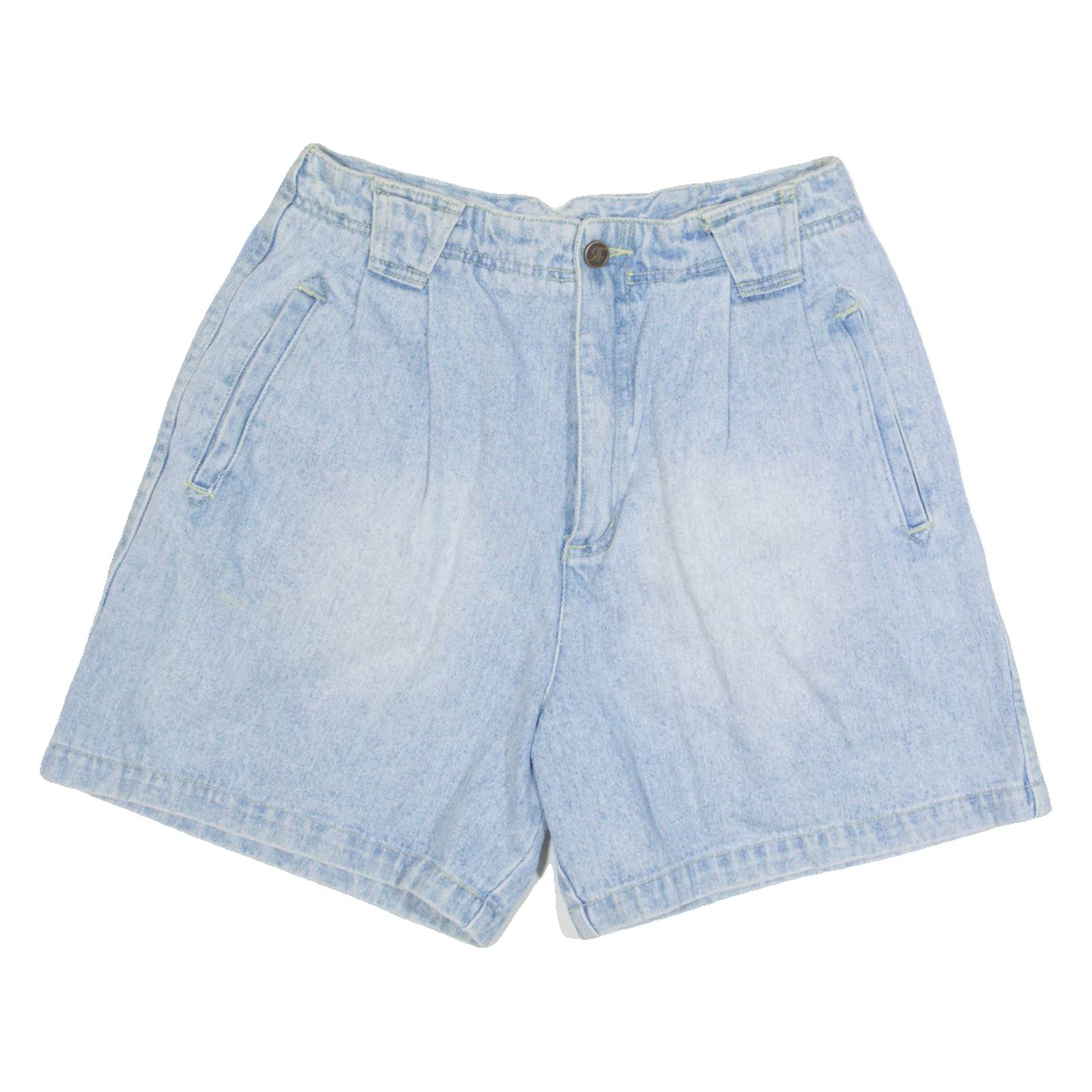 RAFAELLA Womens Denim Shorts Blue 90s S W26