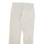 CARHARTT Mens Cotton Blend White Regular Straight Trousers W32 L31 Workwear