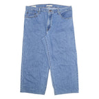 LEVI'S Womens Jeans Blue Regular Wide-Leg W38 L26