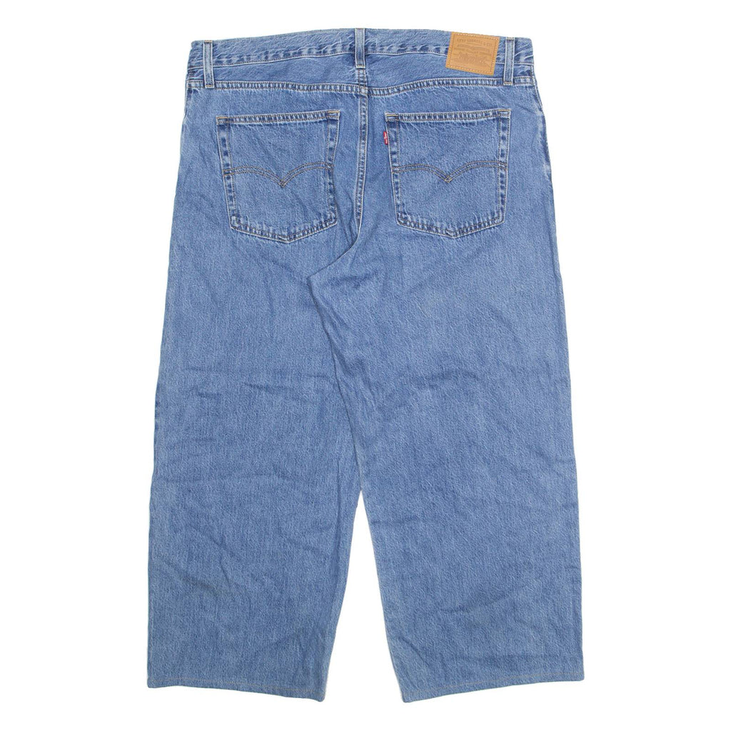 LEVI'S Womens Jeans Blue Regular Wide-Leg W38 L26