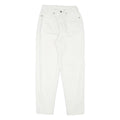TEDDYS Womens Jeans White Relaxed Straight Cotton Blend W24 L28 Casual Wear