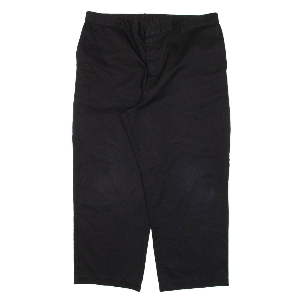 DICKIES Workwear Mens Trousers Black Regular Straight W38 L25