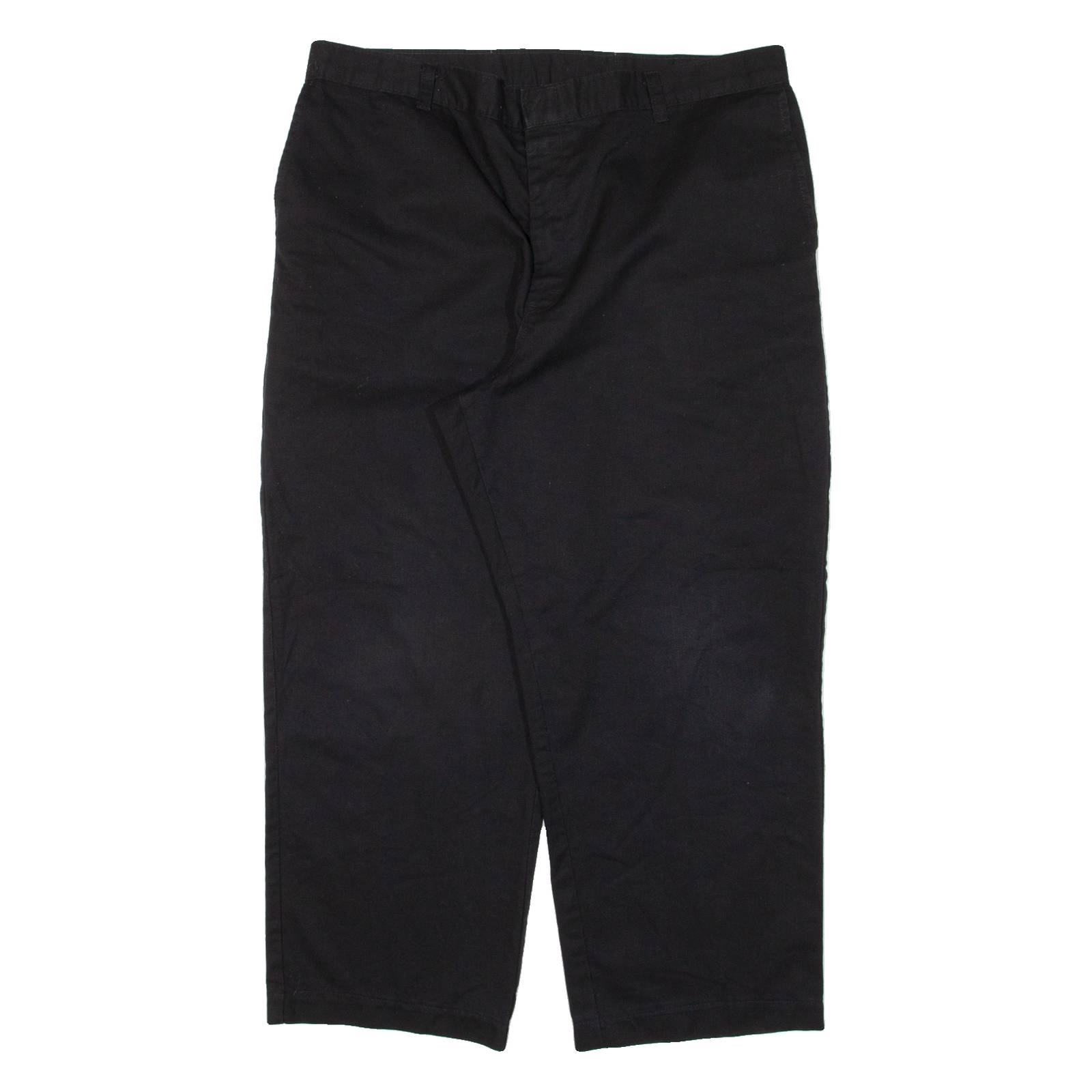DICKIES Workwear Mens Trousers Black Regular Straight W38 L25