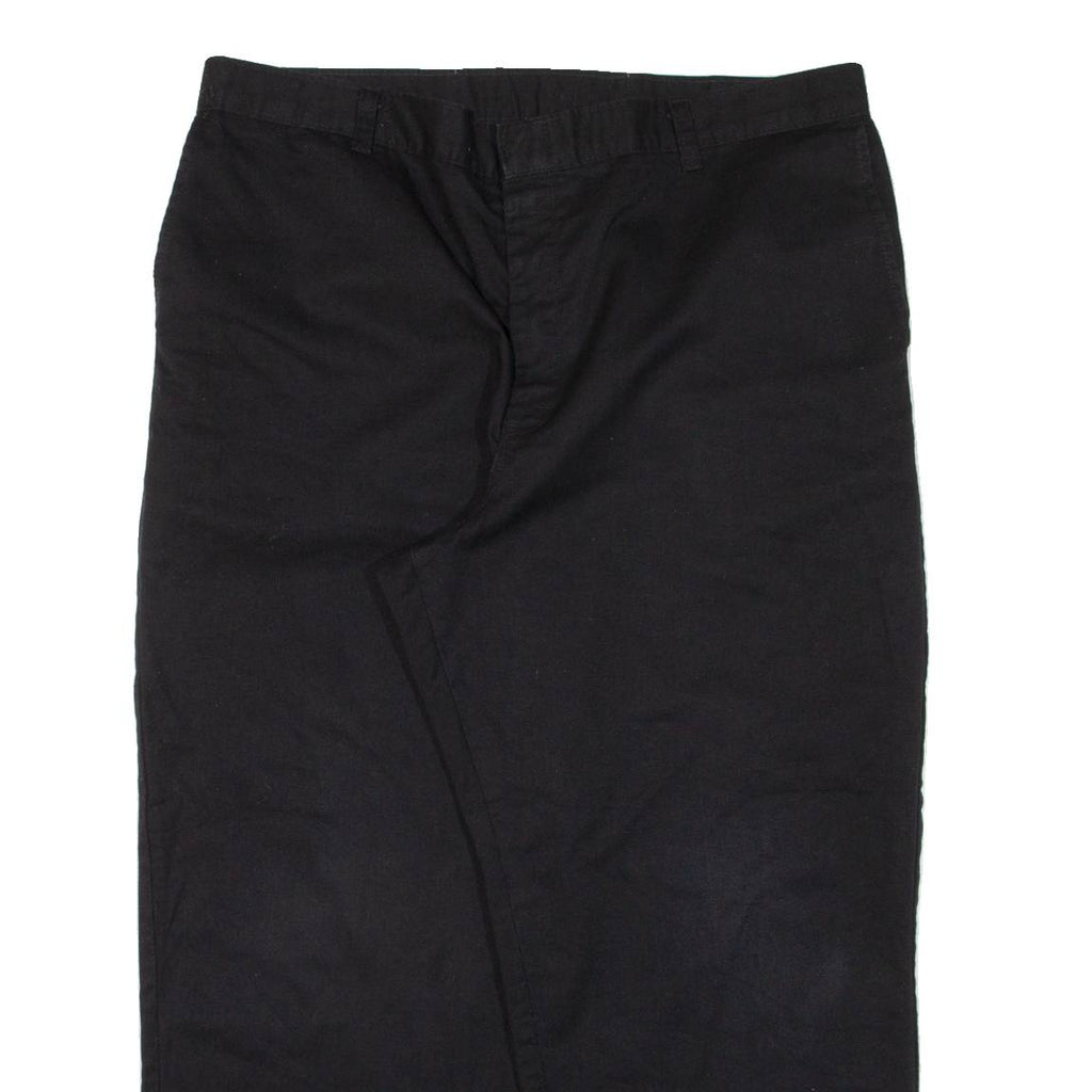 DICKIES Workwear Mens Trousers Black Regular Straight W38 L25
