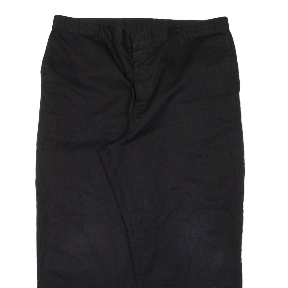 DICKIES Workwear Mens Trousers Black Regular Straight W38 L25