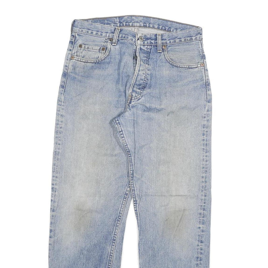 LEVI'S 517 Mens Regular Blue Denim Classic Jeans W30 L30 Button Closure