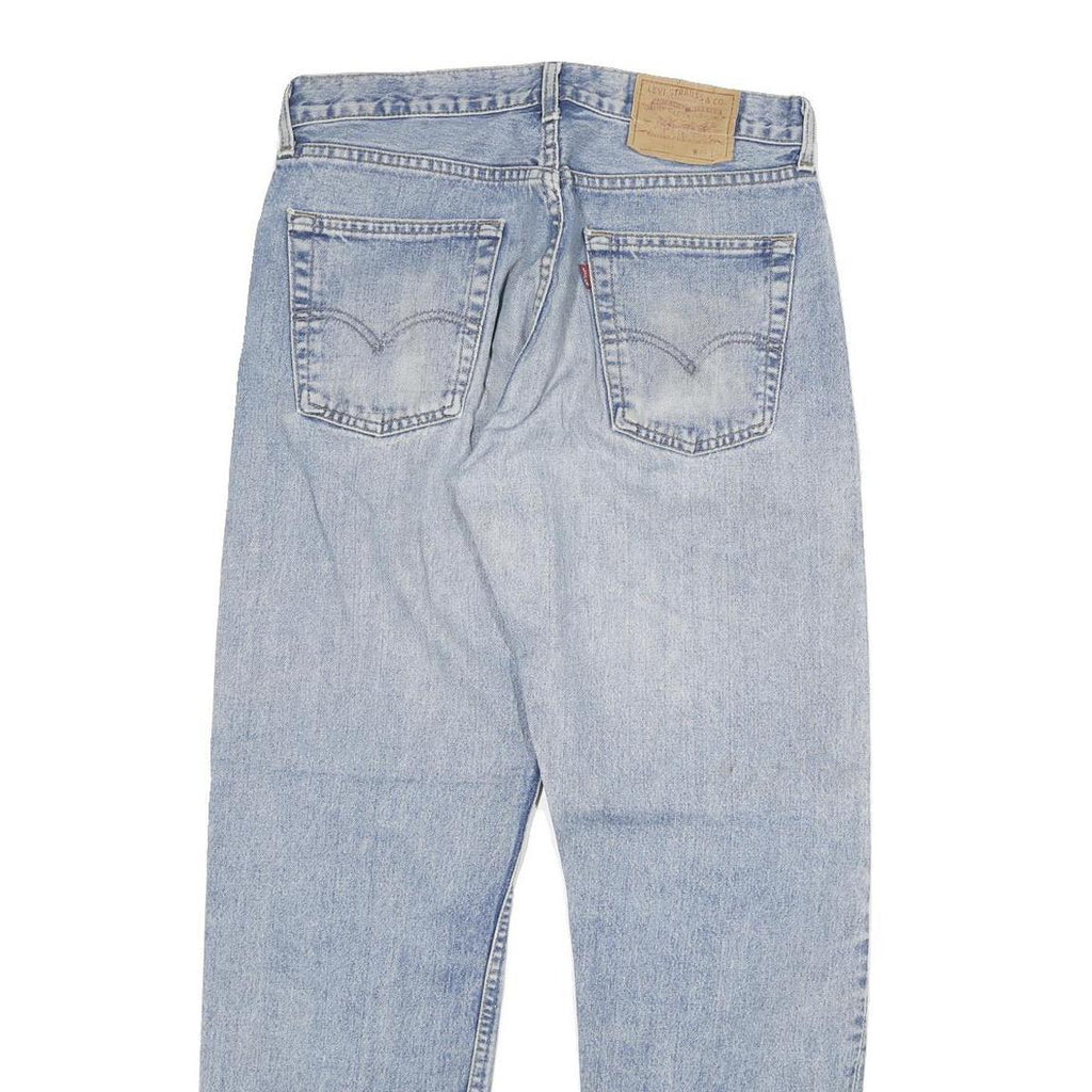 LEVI'S 517 Mens Regular Blue Denim Classic Jeans W30 L30 Button Closure
