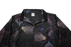 NIKE TN Air Mens Black Geometric Jacket S Polyester Zip Athletic Sportswear
