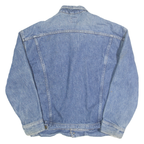 LEE Mens Blue Cotton Denim Jacket M Button Closure Classic Fit Casual Wear