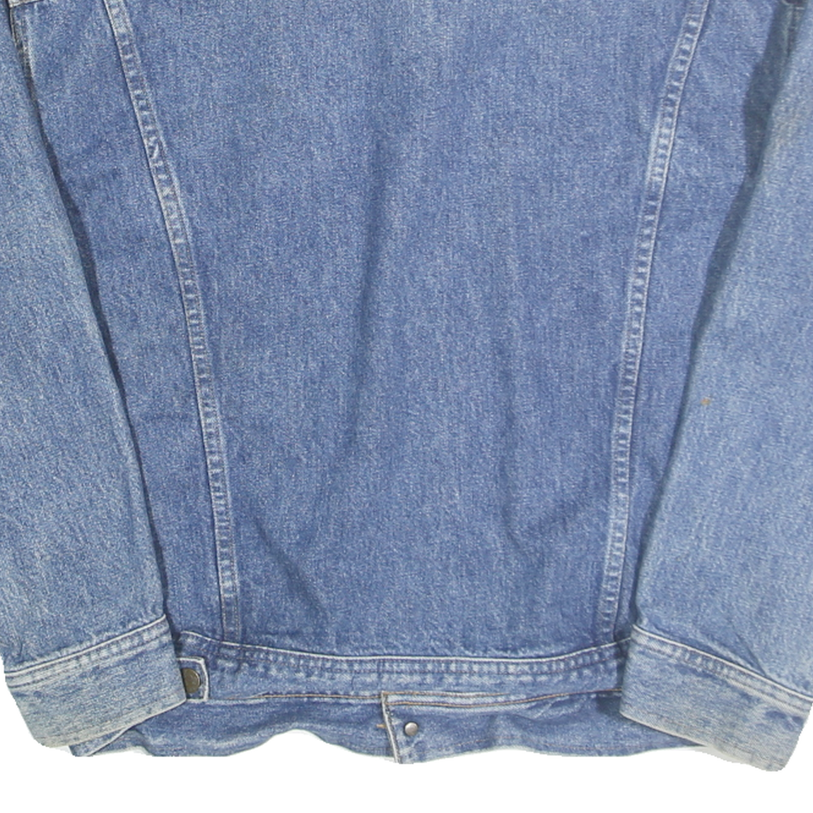 LEE Mens Blue Cotton Denim Jacket M Button Closure Classic Fit Casual Wear