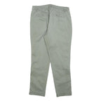 GAP Womens Cotton Blend Slim Beige Trousers W30 L27 Casual Zip Fastening