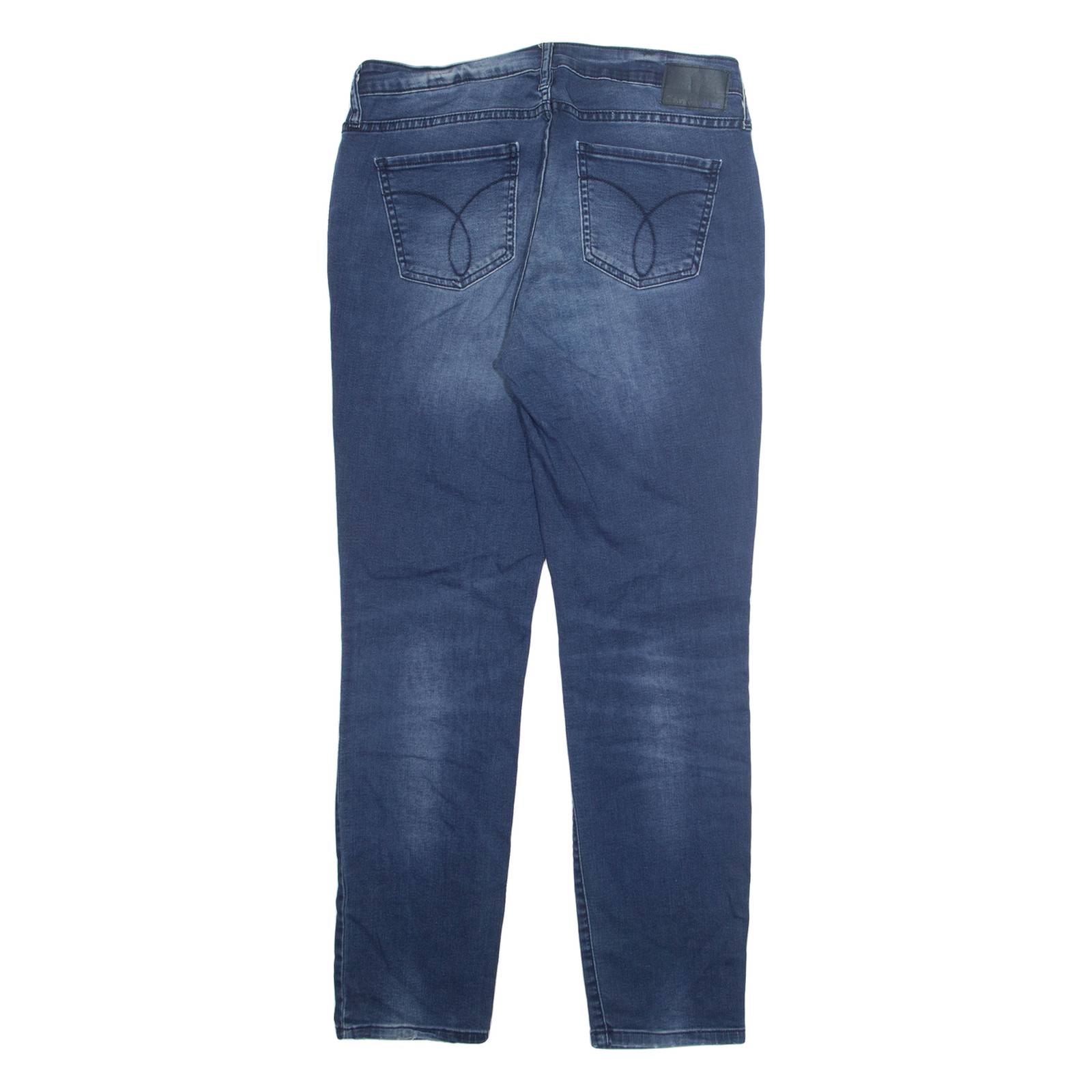 CALVIN KLEIN JEANS Mens Jeans Blue Regular Tapered Stone Wash W29 L30