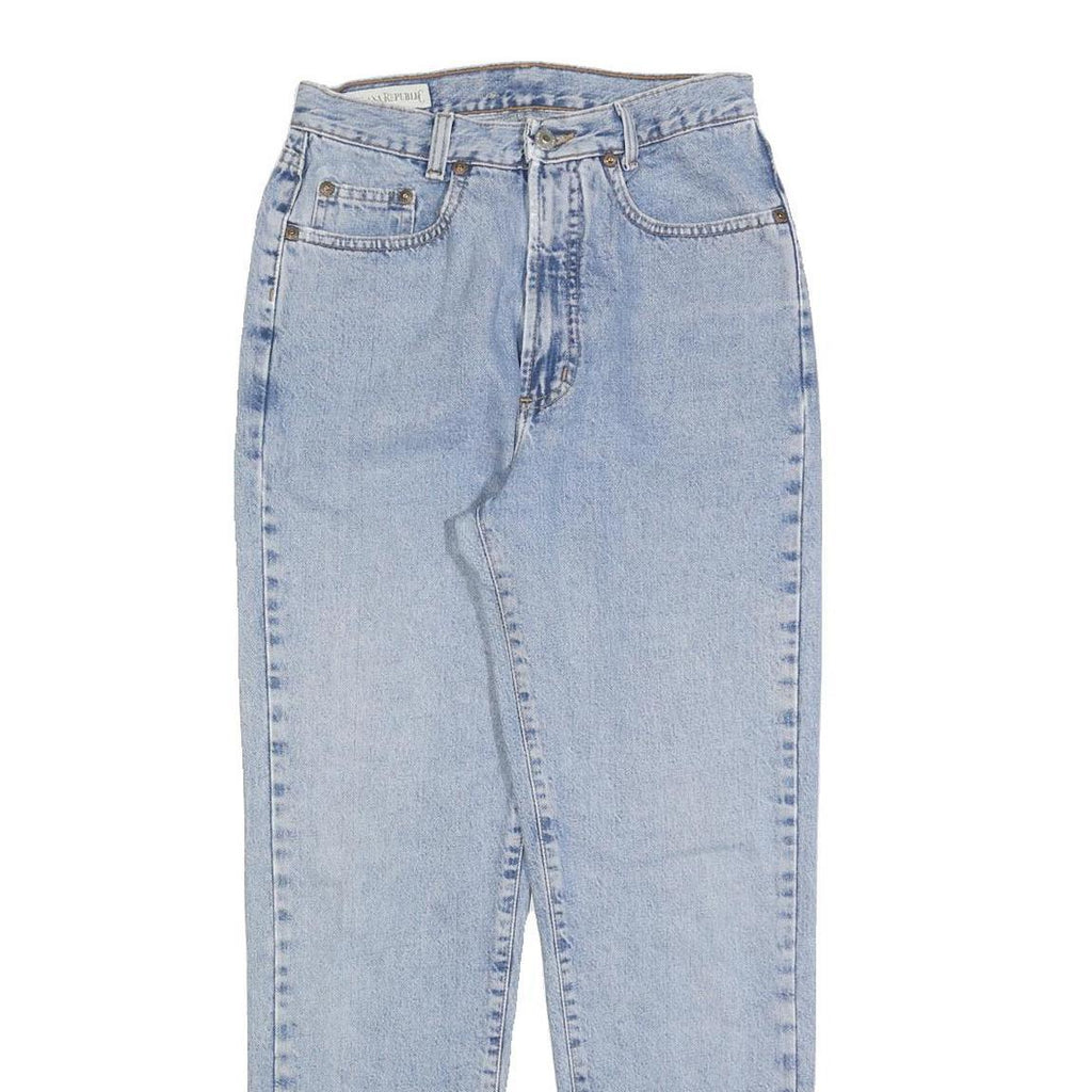 BANANA REPUBLIC Womens Light Blue Regular Fit Straight Denim Jeans W26 L28