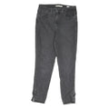 LEVI'S Womens Jeans Black Slim Skinny Denim W29 L27 Bow Detail Ankle Zip