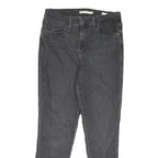 LEVI'S Womens Jeans Black Slim Skinny Denim W29 L27 Bow Detail Ankle Zip